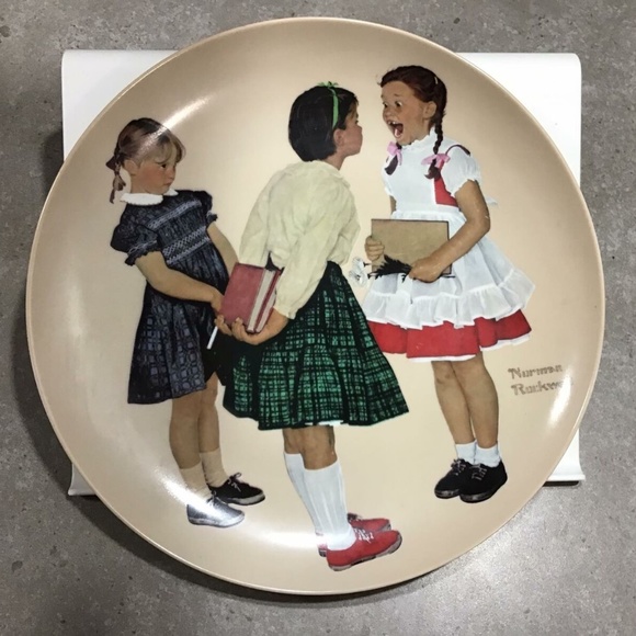 KAISER W. Germany Norman Rockwell plate - Picture 1 of 5